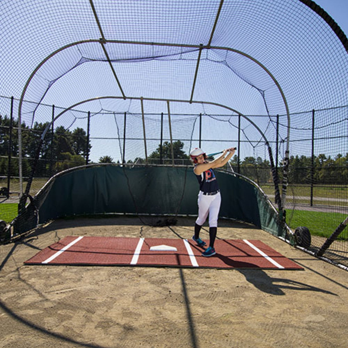 ProMounds Batting Mat Pro Softball 12' x 7' Clay