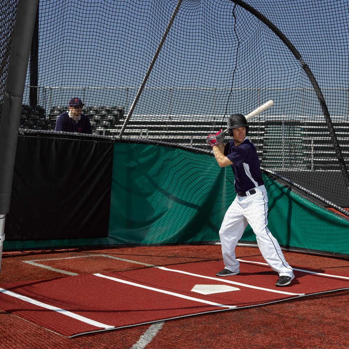 ProMounds Batting Mat Pro Softball 12' x 7' Clay