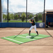 ProMounds Batting Mat Pro with INLAID PLATE 12' x 7' Green