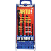ARTU 5-Piece Cobalt & Tungsten Multi-Purpose Drill Bit Set, 1/8 In. thru 3/8 In.