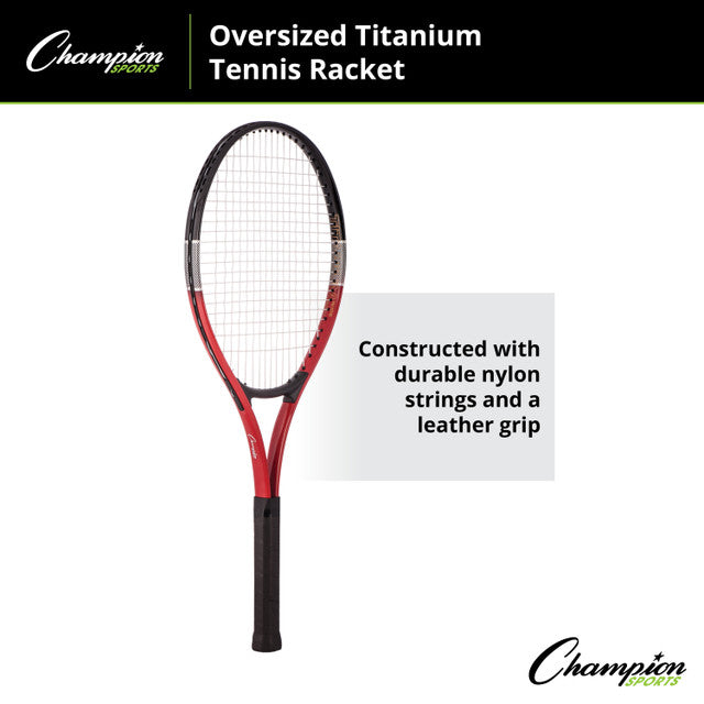 Oversized Titanium Tennis Racket