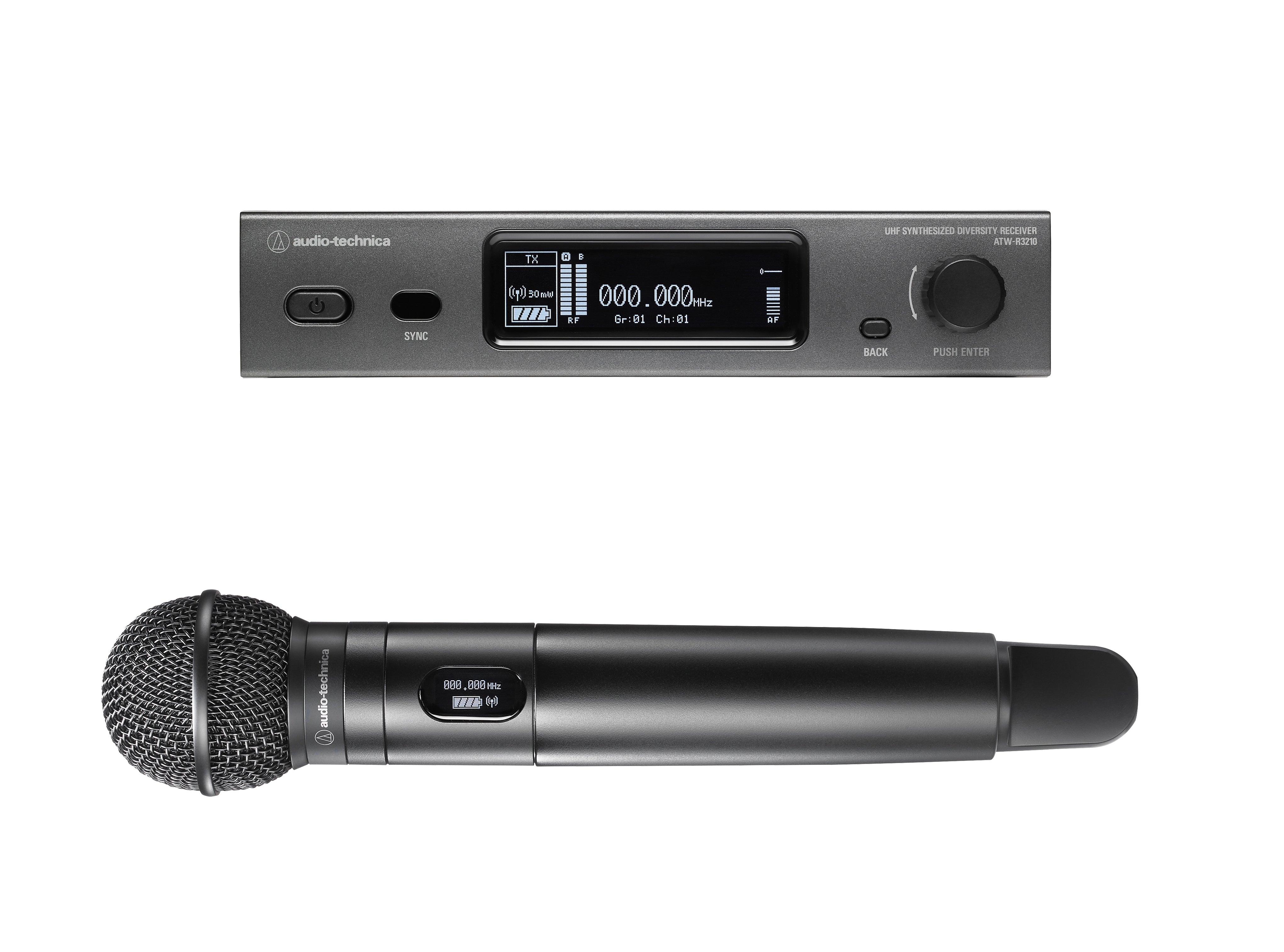 Audio-Technica 3000 Series ATW-3212-C510DE2 True Diversity UHF Wireless Systems