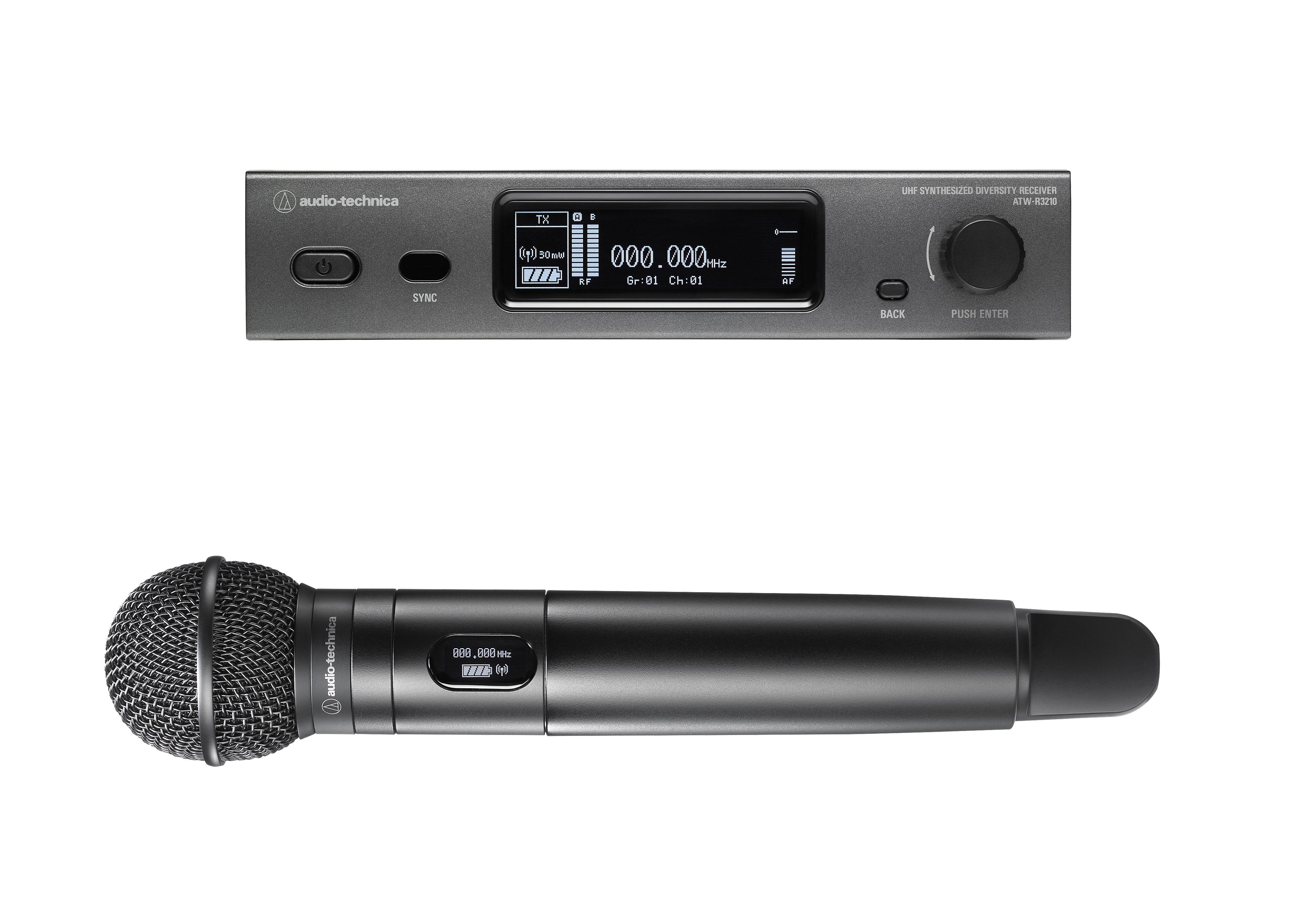 Audio-Technica 3000 Series ATW-3212-C510EE1 True Diversity UHF Wireless Systems