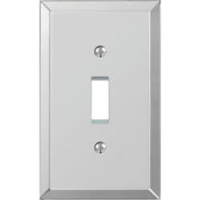 Amerelle 1-Gang Acrylic Beveled Mirror Toggle Switch Wall Plate
