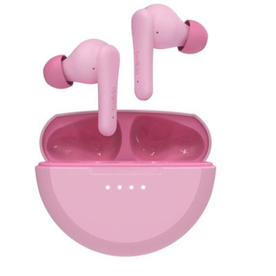 Belkin SoundForm Nano 2 Headphones Wireless in-ear Calls/Music Micro-USB Bluetooth Pink