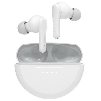 Belkin SoundForm Nano 2 True Wireless Earbuds for Kids - White