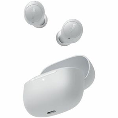 Belkin SoundForm Dot ANC Noise-Cancelling Earbuds, Gray