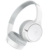 Belkin - AUD002btWTV3 SoundForm Mini Wireless on-Ear Headphones for Kids - White