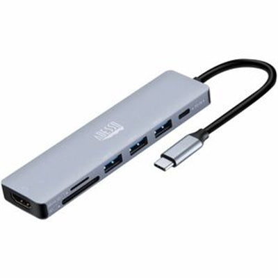 Adesso - AUH-4025 Docking Station - USB C, SD, 2 Displays, Charging - Black