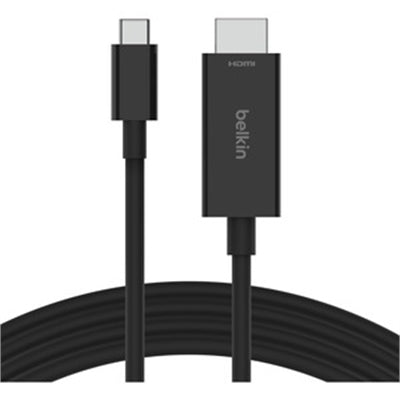 Belkin Connect USB-C to HDMI 2.1 Cable, 6.6 Ft - Black