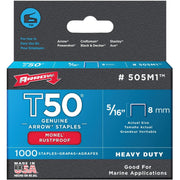 Arrow T50 Heavy-Duty Monel Staple, 5/16 In. (1000-Pack)