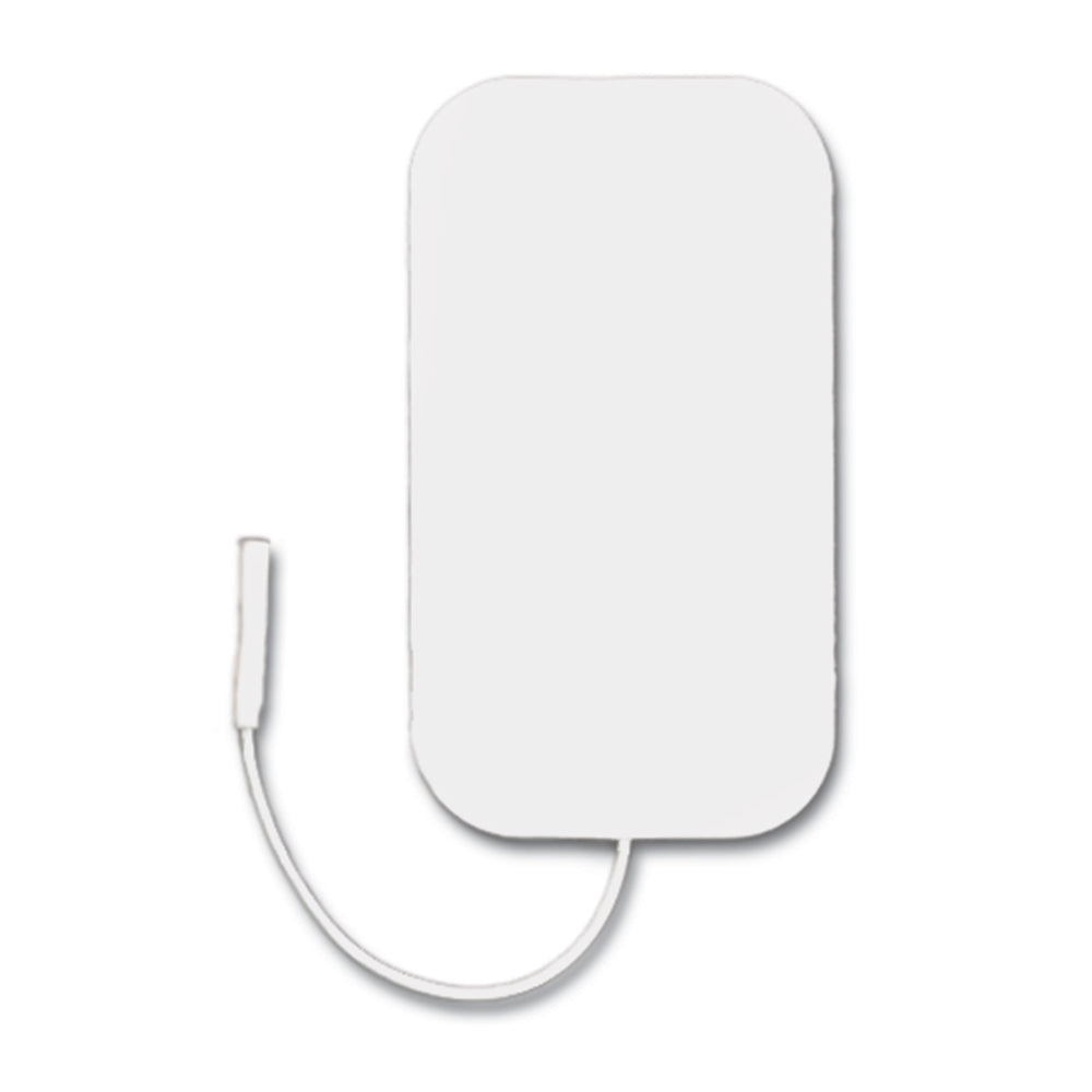 Valutrode Electrodes, White Foam Top, 2" X 3-1/2" Rectangle, 4/Pack