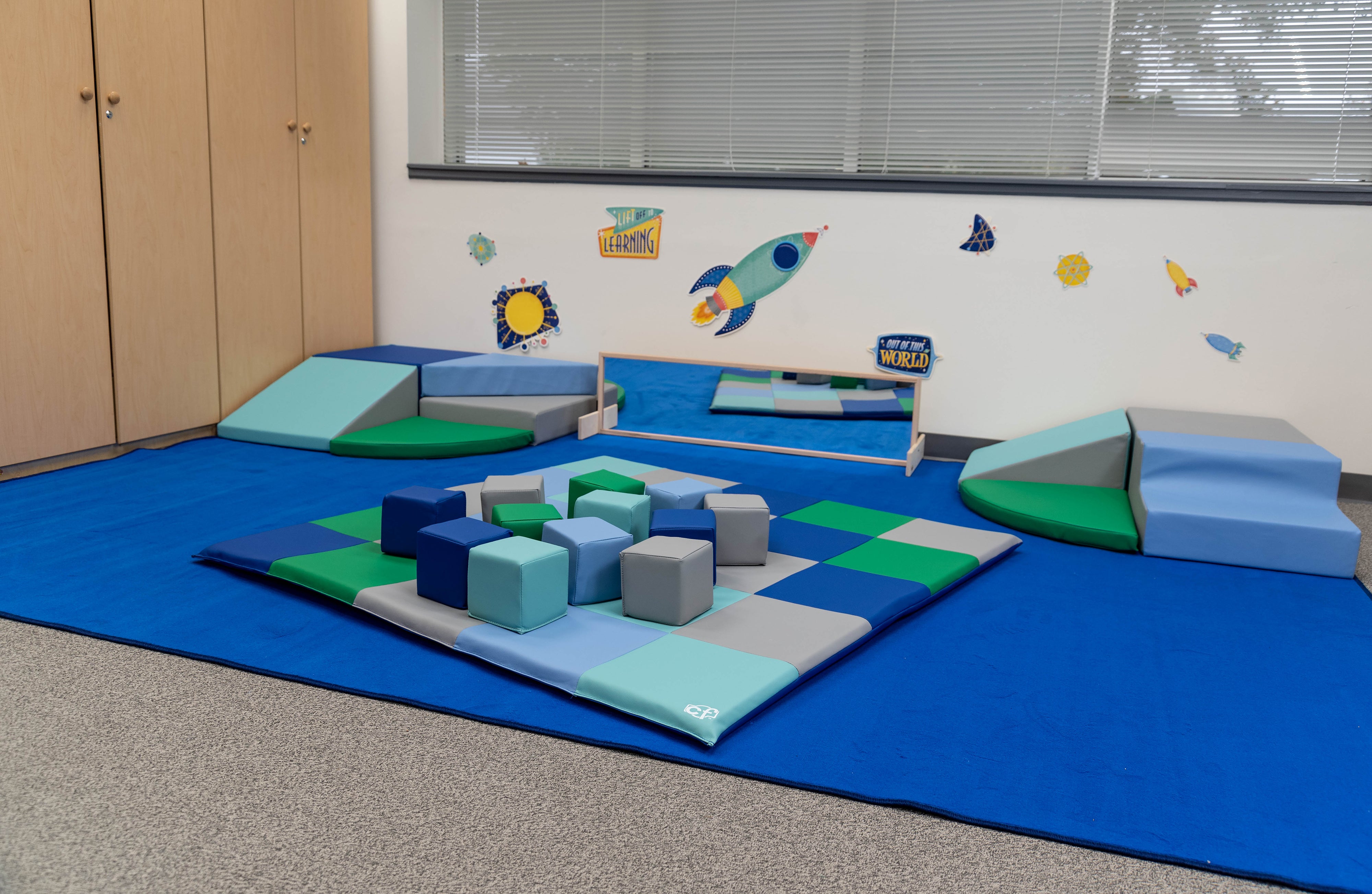 Patchwork Mat and Block Set - Contemporary