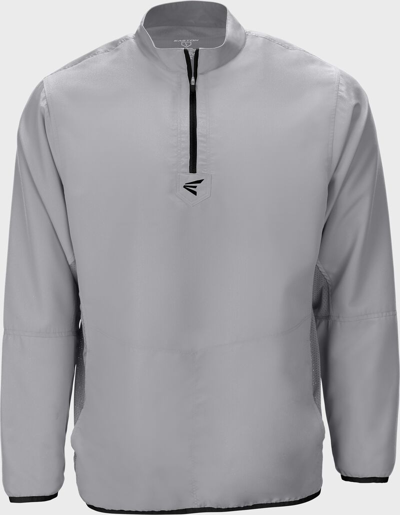 Easton Adult Alpha Long Sleeve Cage Jacket - Extra Large - Gray/Black