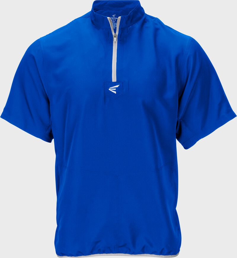 Easton Youth Alpha Short Sleeve Cage Jacket - Extra Large - Royal/Silver
