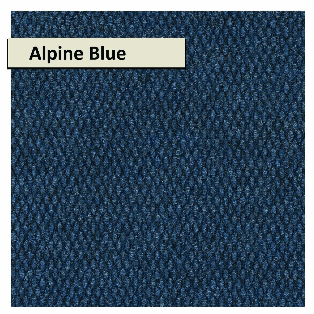 All Seasons Mountainside Outdoor Indoor Slip Resistant UV Tested Rug  - 4ft x 6ft - Rectangle - Alpine Blue