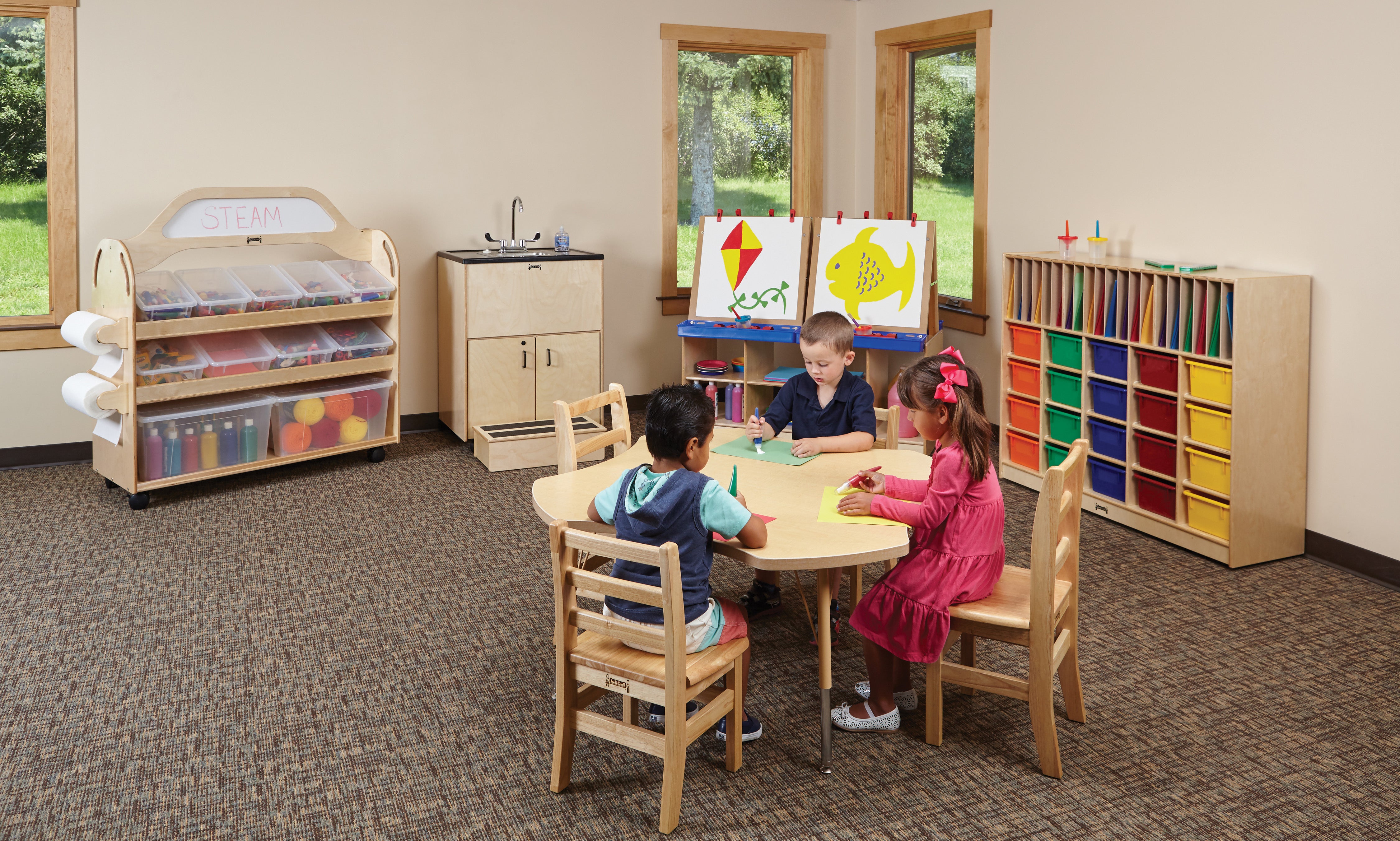 Jonti-Craft® 4 Station Art Center