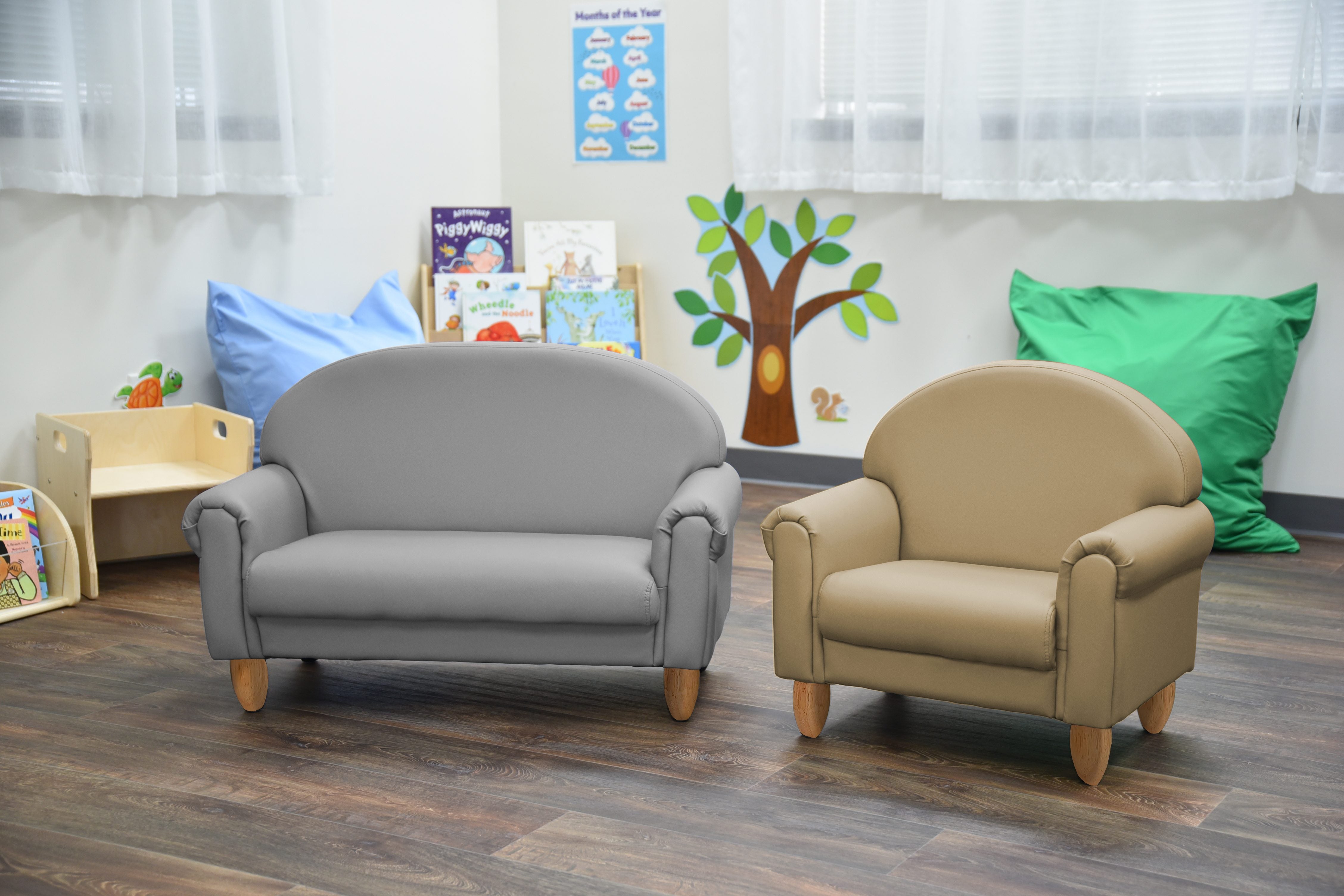 As We Grow Chair - Buff with Natural Legs