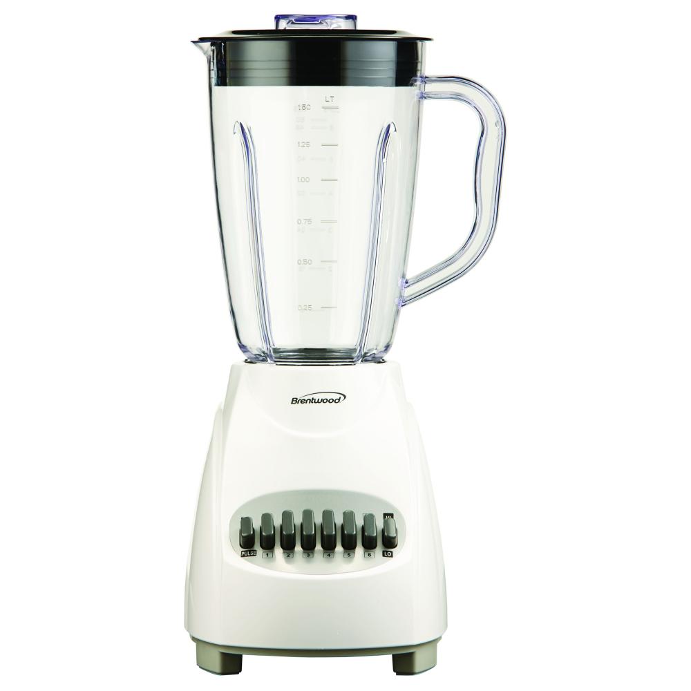 Brentwood JB-220W 12-Speed + Pulse Blender, White