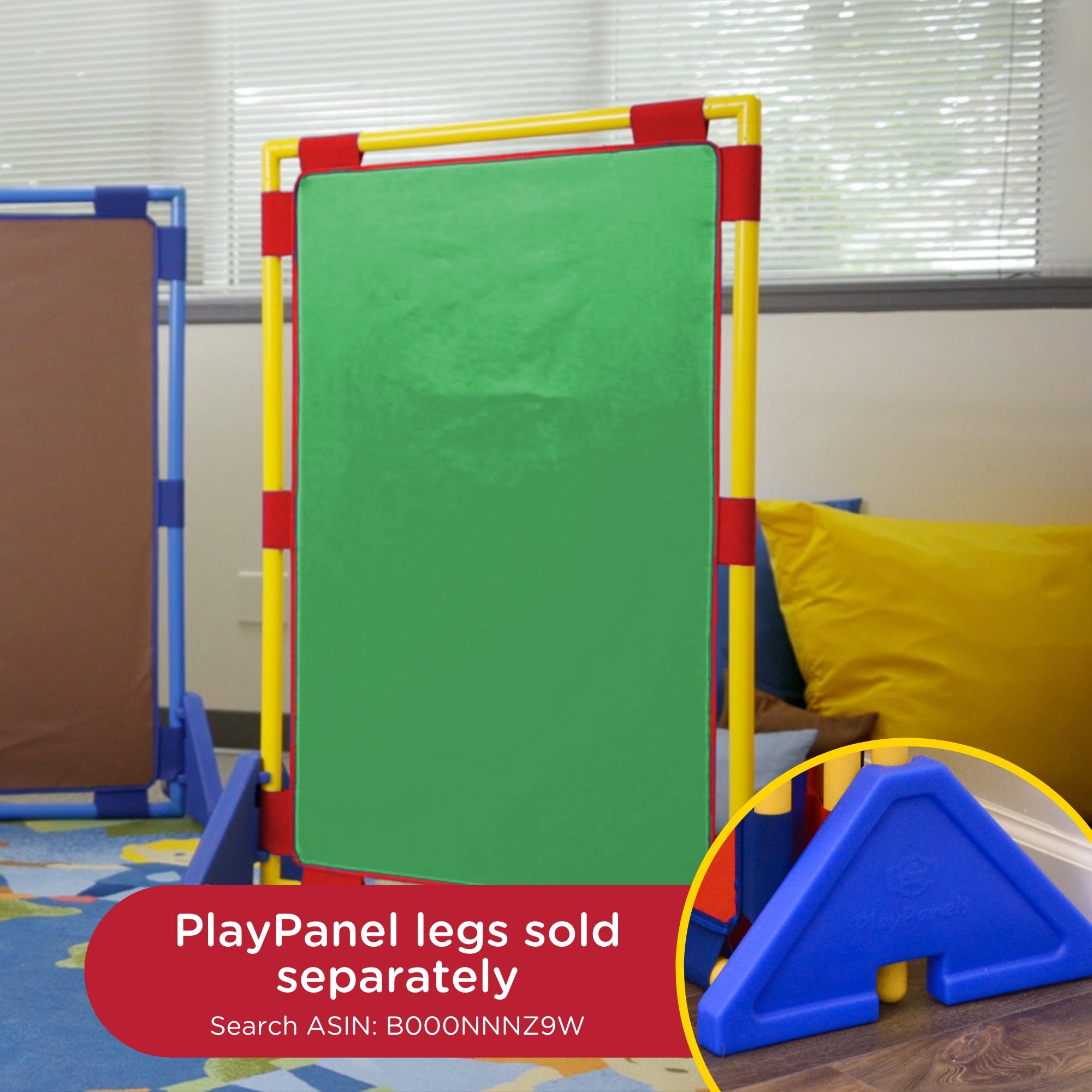 Rectangle PlayPanel - Green without Feet