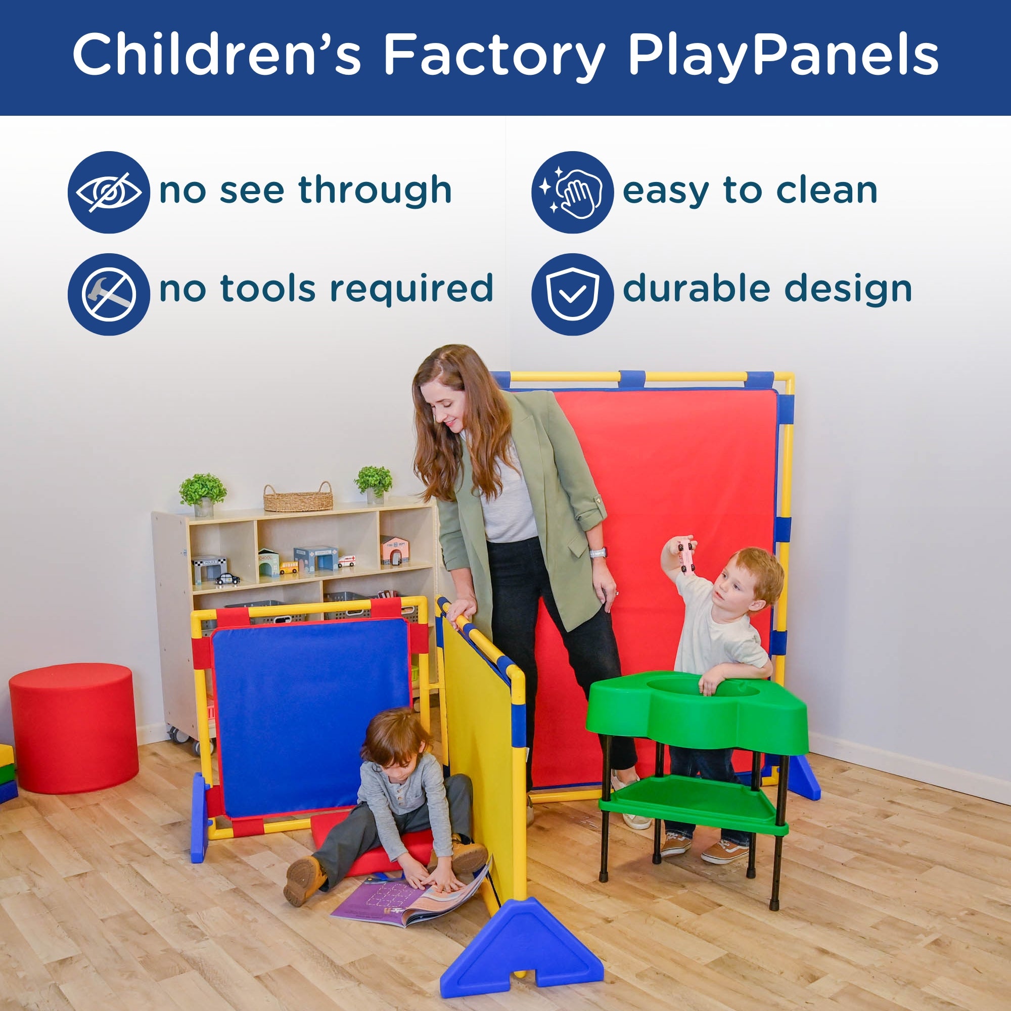 Rectangle PlayPanel - Green without Feet
