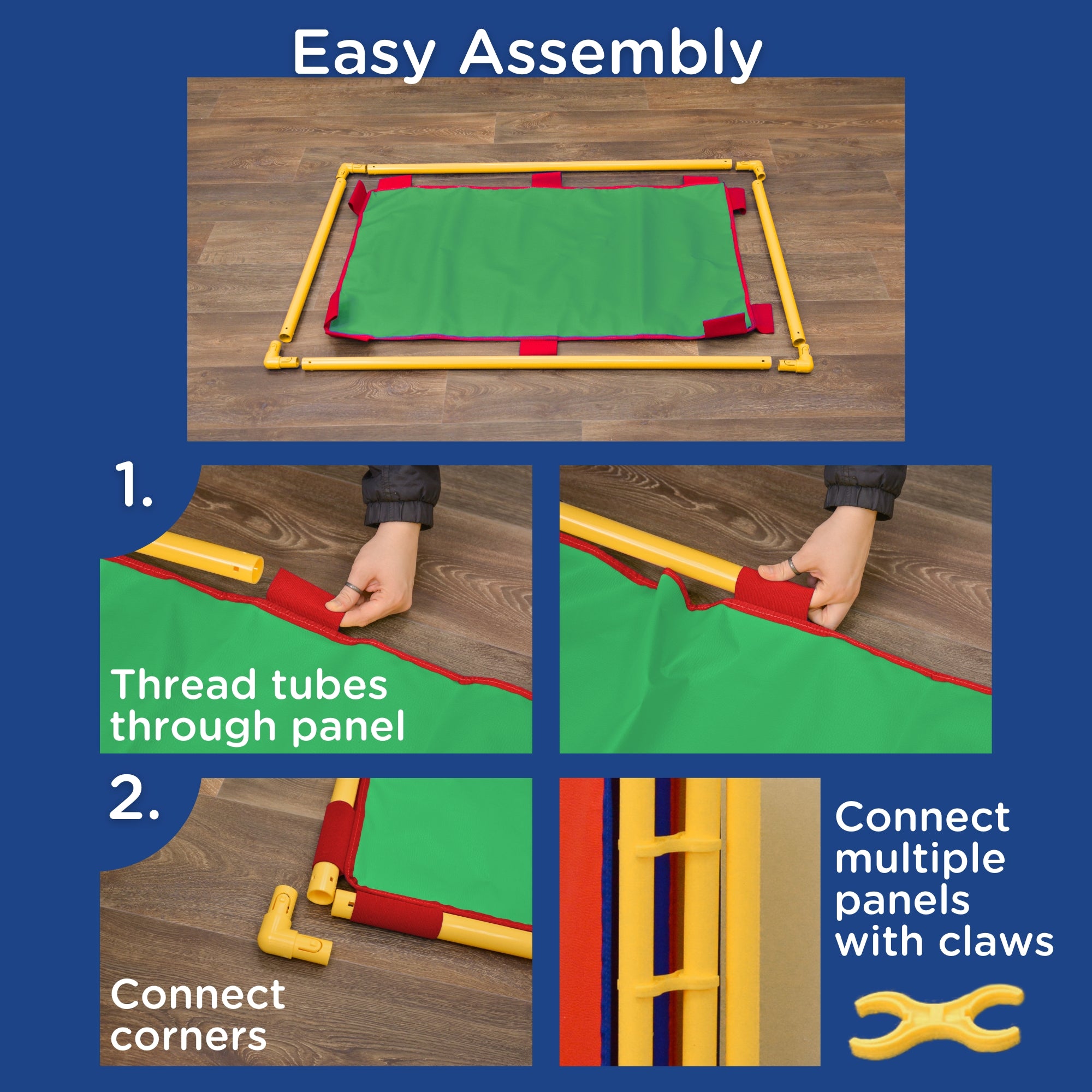Rectangle PlayPanel - Green without Feet
