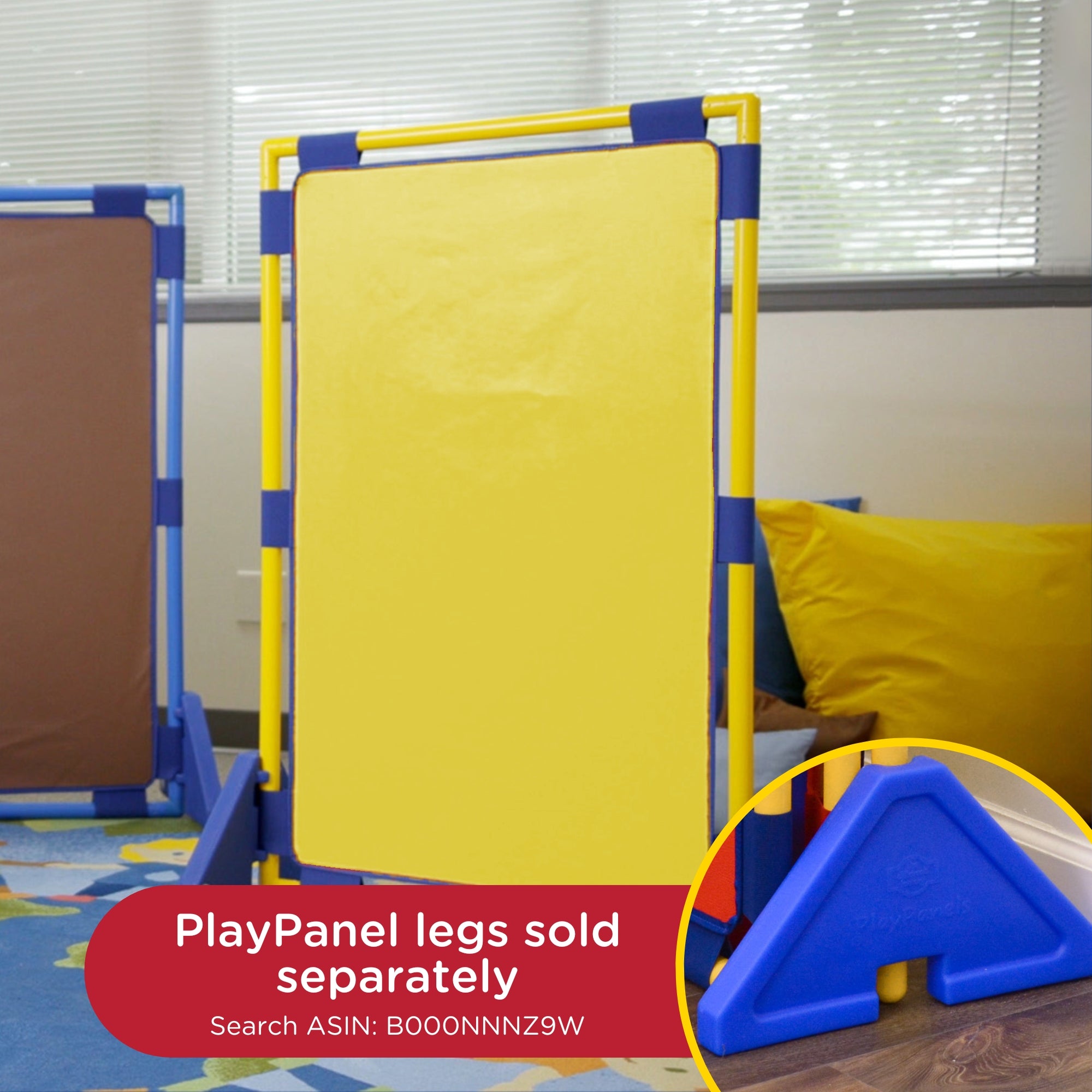 Rectangle PlayPanel - Yellow without Feet