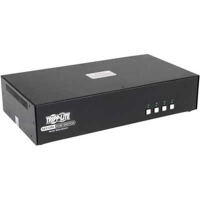 Tripp Lite by Eaton Secure KVM Switch 4-Port HDMI to DisplayPort Dual Monitor 4K NIAP PP3.0 Certified Audio CAC TAA