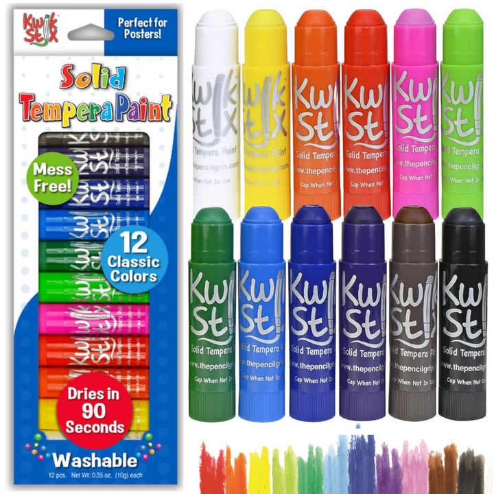 Kwik Stix Tempera Paint 12 Classic Colors BEST-SELLER