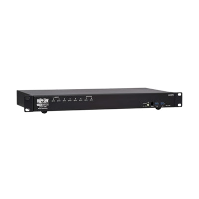 Tripp Lite by Eaton 8-Port 4K HDMI/USB KVM Switch - 4K 60 Hz Video/Audio, USB Peripheral Sharing, 1U Rack-Mount