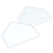 White Home Plate without Spikes, with Retail Box