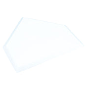 White Home Plate without Spikes