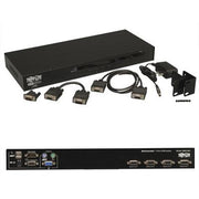 Tripp Lite by Eaton Rackmount KVM Switch 4-Port / USB / PS2 w/ On-Screen Display 1U