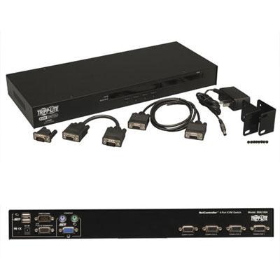 Tripp Lite by Eaton Rackmount KVM Switch 4-Port / USB / PS2 w/ On-Screen Display 1U