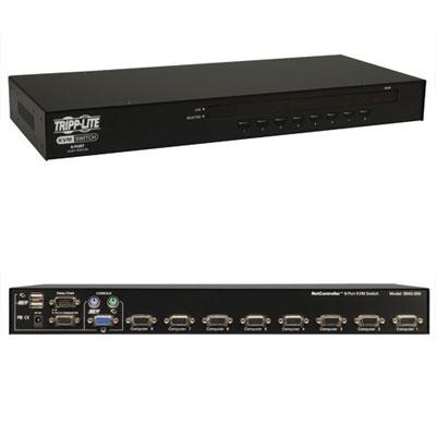 Tripp Lite by Eaton Rackmount KVM Switch 8-Port / USB / PS2 w/ On Screen Display 1U