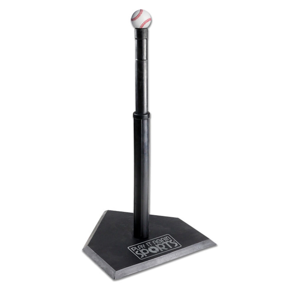 Heavy Duty Rbbr Batting Tee - Black, BULK TEE