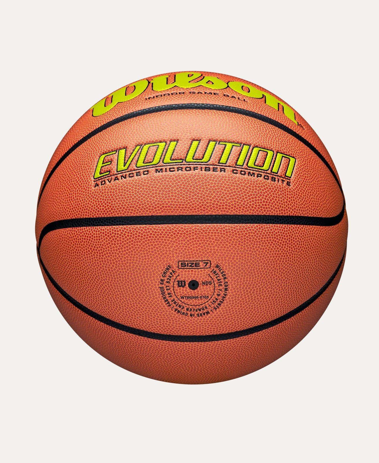 Evolution Game Ball Optic Yellow - 6 / 28.5" - Basketball
