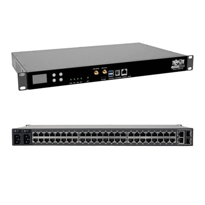 Tripp Lite by Eaton 48-Port Console Server USB Ports (2) - Dual GbE NIC 16 Gb Flash SD Card Desktop/1U Rack TAA