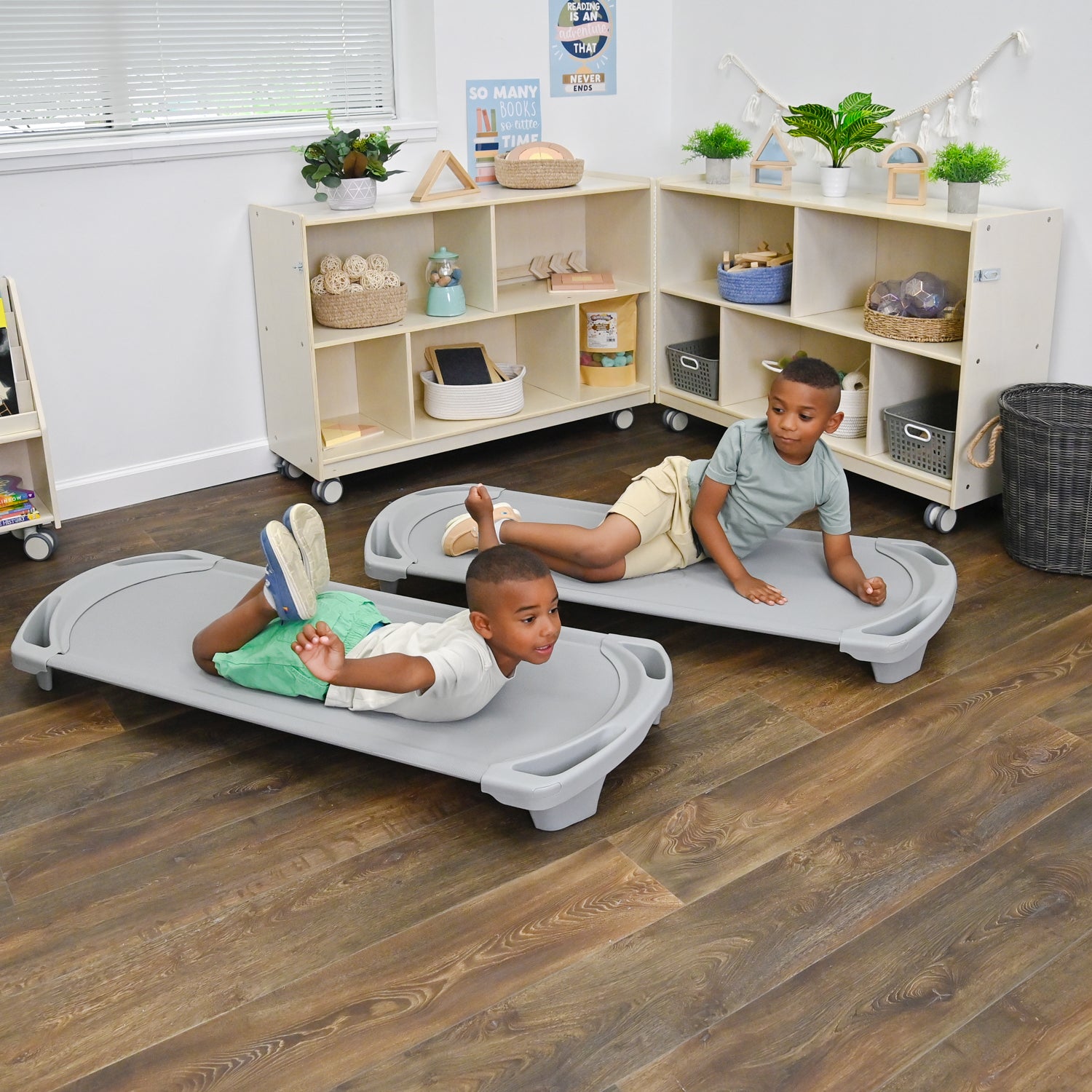 SPACELINE Standard Cot - Set of 4 - Gray