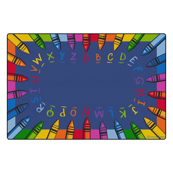 Alphabet Crayon - Rectangle Small