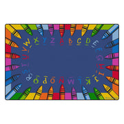 Alphabet Crayon - Rectangle Small