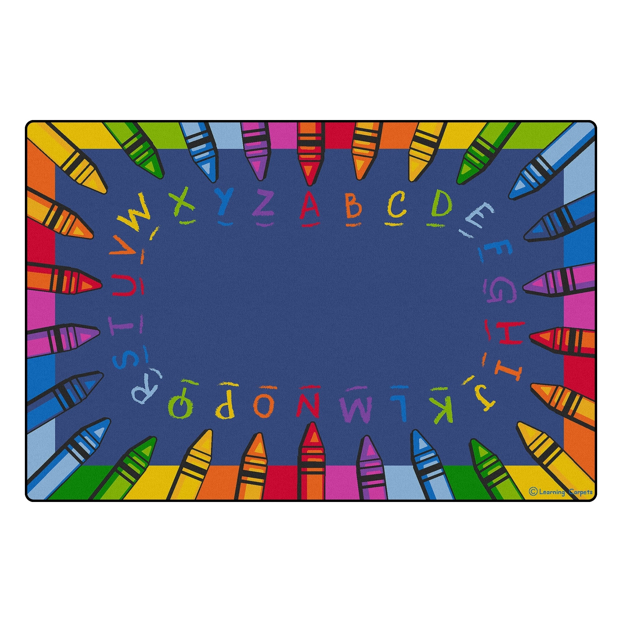 Alphabet Crayon - Rectangle Small