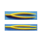 Plastic Forceps, 4.5", Pointed, Yellow