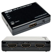 Tripp Lite by Eaton 3-Port HDMI Mini Switch with Remote Control - 4K (HDMI F/3xF) 3D HDCP 1.4 EDID