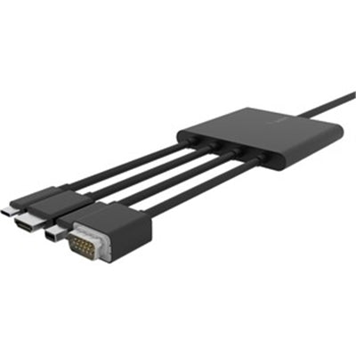 Belkin - COMPONENTS B2B166 MULTIPORT to HDMI DIGITAL AV ADAPTER - Black