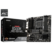 MSI B550M PRO-VDH WIFI Desktop Motherboard - AMD B550 Chipset - Socket AM4 - Micro ATX