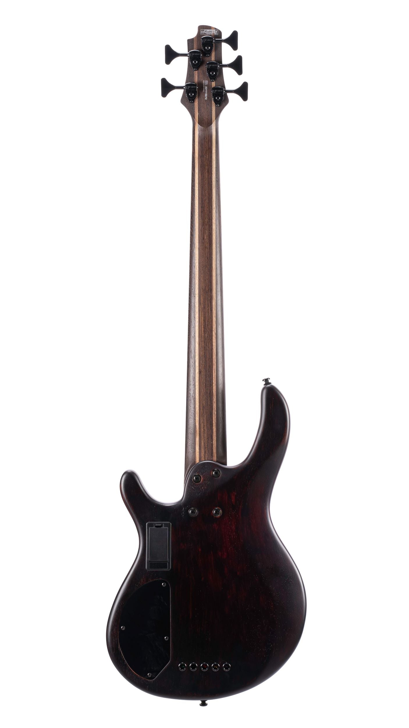 Cort B5ELEMENTOPTB Artisan Series B5 Element 5 String Bass Guitar. Open Pore Trans Black