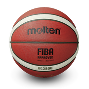Competition Basketball G3800 Series, FIBA Approved,12 Panel 2-Tone Design, I/O Synthetic Cover, Junior Size 5