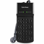 CyberPower B808 8-Outlet Essential Surge Protector with 8' Cord, Black
