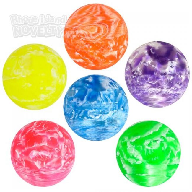 2.4" MARBLE HI-BOUNCE BALL,Pack of 12